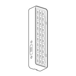 Аварийный светильник светодиодный ЭРА DBA-101-0-20 непостоянный 30LED 5ч IP20 | Светильники аварийные