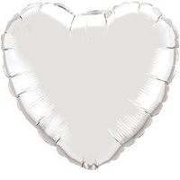 Сердце 32" Серебро / Silver Fm