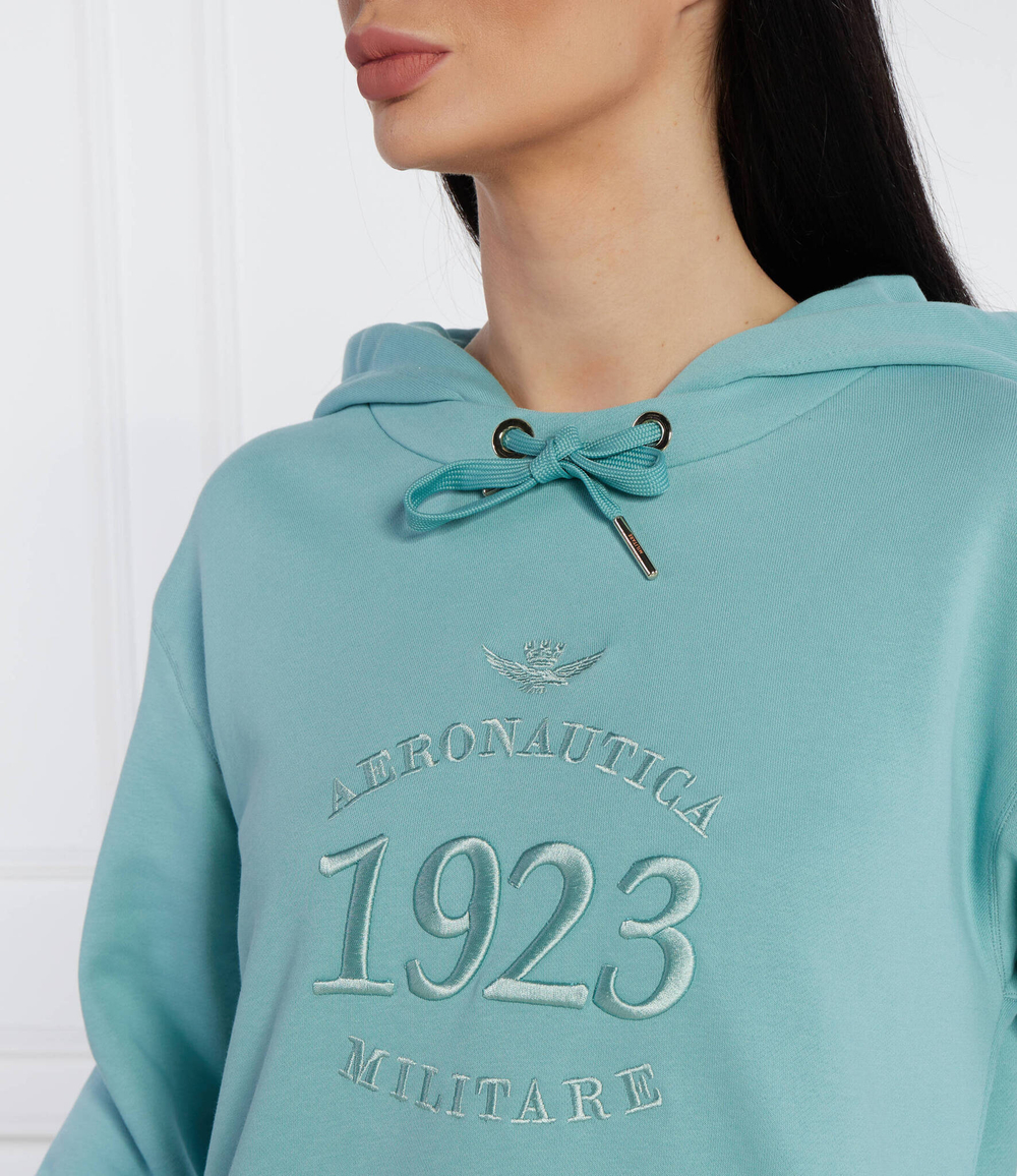 Худи Aeronautica Militare - бирюзовый(FE1888DF541)