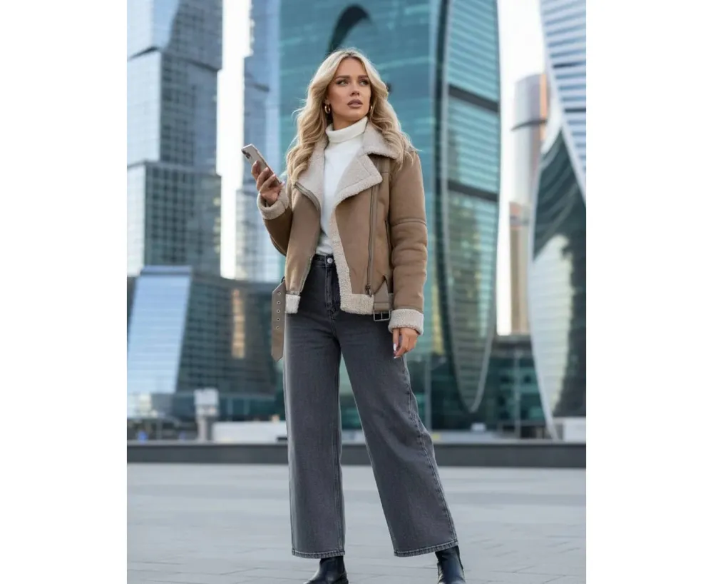 Дубленка 7437307 Fabrika