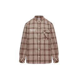 Рубашка Called a Garment Human Flannel Shirt "Brown"