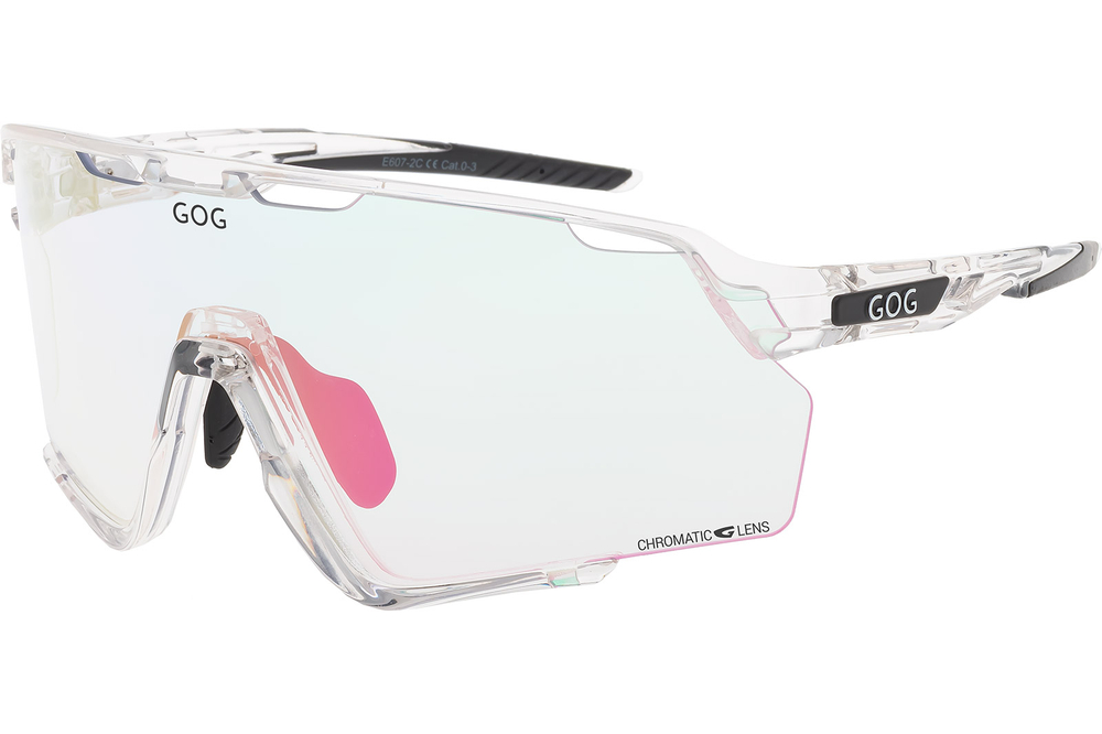 Спортивные очки GOG Prometheus / Photochromic Pink/Black / Reflex Pink