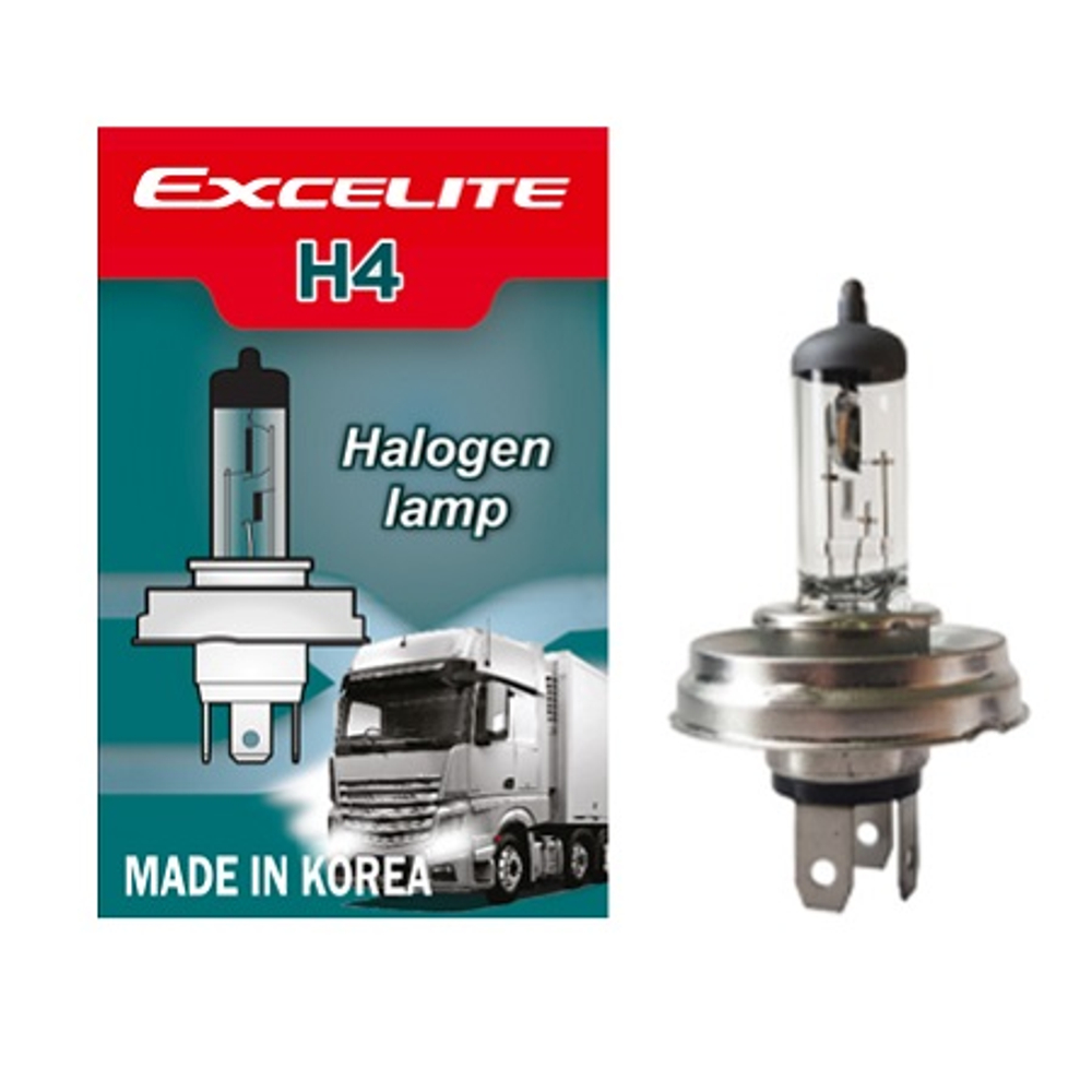 Лампа H4 75/70W 24V ST P45t Excelite грузовая квадратный
