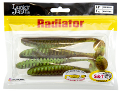 Мягкая съедобная приманка LJ Pro Series Radiator 5.0 in (125 мм), цвет Z15, 4 шт, арт. 140211-Z15