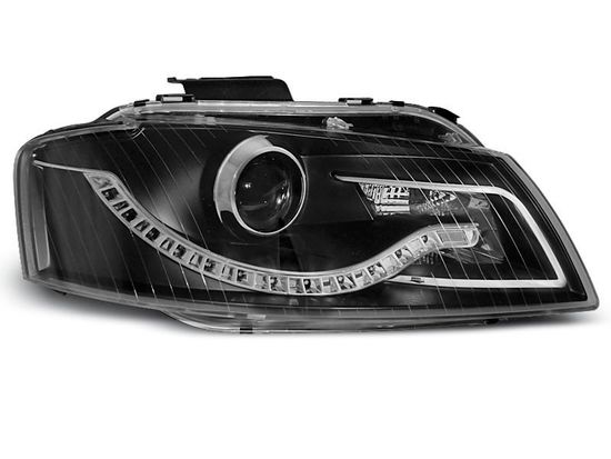 Передние фары Audi A3 8P daylight black