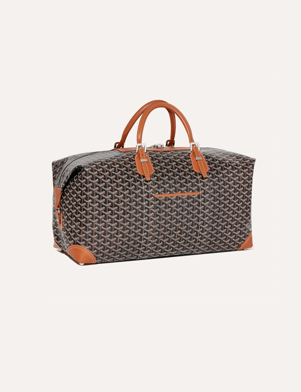 Goyard Bowling 55 PM Bag "Black & Tan"