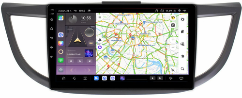 Магнитола для Honda CR-V 2012-2018 - Kuberg QLed, Android 13, Быстрейшая, CarPlay, SIM-слот
