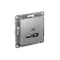 Розетка с USB A+C Systeme Electric AtlasDesign Алюминий ATN000339