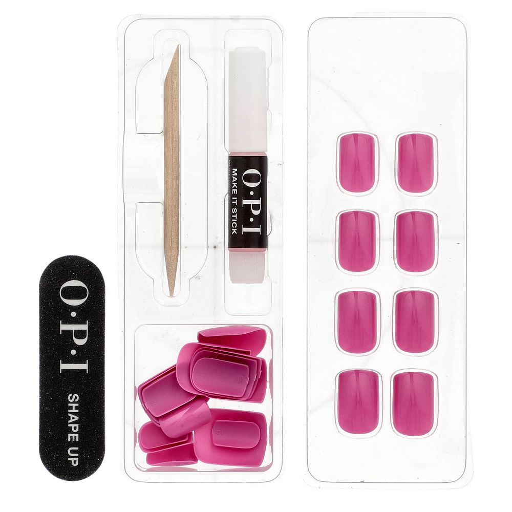 OPI, On Point, мгновенное нанесение, для макияжа, короткая, лаванда, набор из 27 предметов