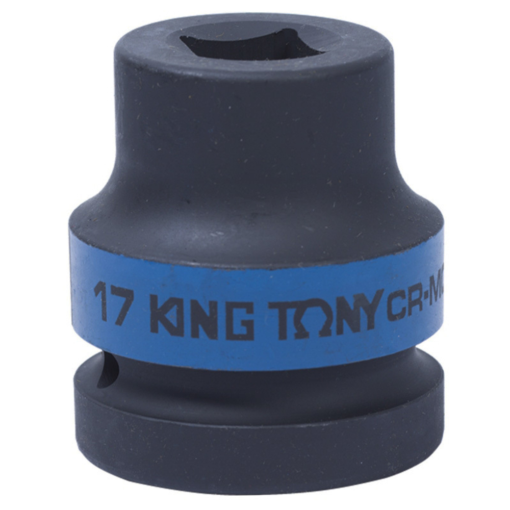 Головка торцевая ударная четырехгранная 1", футорочная, 17 мм KING TONY 851417M