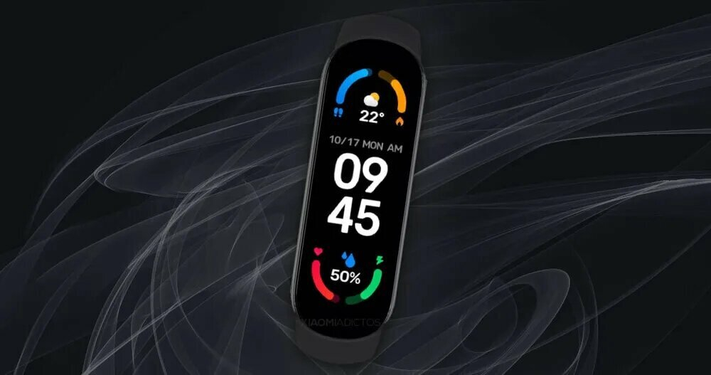 Умный браслет Xiaomi Smart Band 7 46 мм без NFC, черный