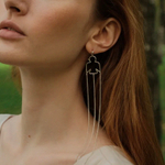 Одиночная серьга ПТИЦА