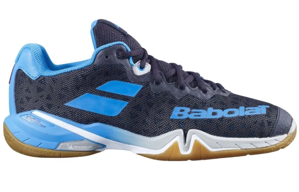 Мужские кроссовки для сквоша/бадминтона Babolat Shadow Tour Men - black/blue