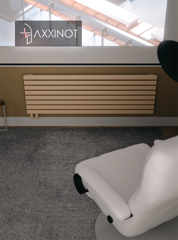 Axxinot Fortalla Z 1250 - горизонтальный трубчатый радиатор шириной 1250 мм, палитра RAL