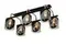 Люстра потолочная Sfera Sveta 07212/6 BLACK+GOLD, 6×40 Вт, золотая и чёрная
