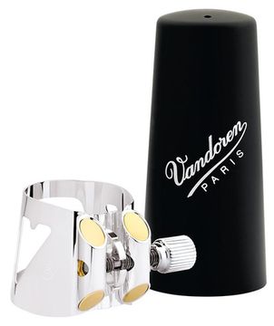 LC04P Optimum Лигатура для кларнета бас, с пластиковым колпачком, Vandoren