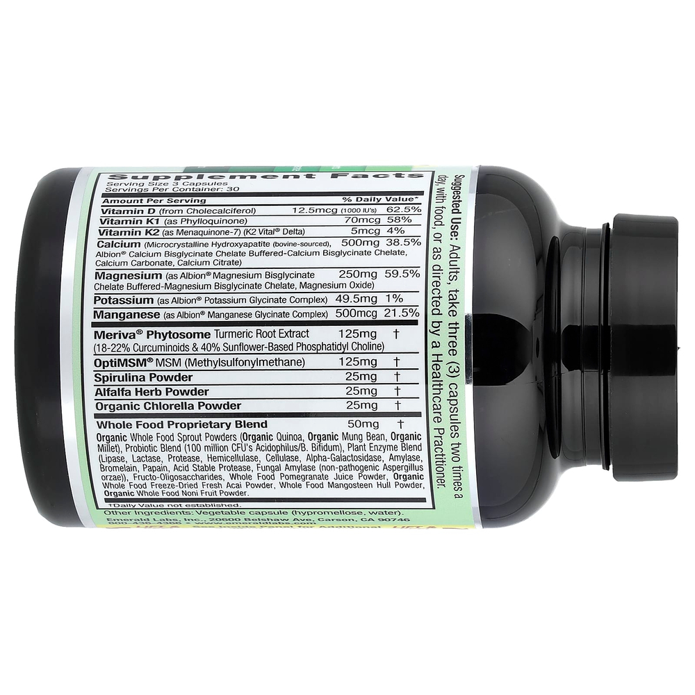 Emerald Laboratories, Osteo Bone Health, 90 растительных капсул