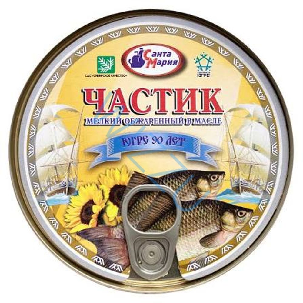 Частик мелкий обжаренный в масле 170 г