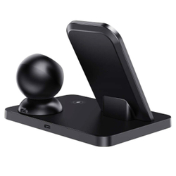 Беспроводная зарядка Hoco cw33 Ultra-Charge 3-in-1 vertical wireless fast charger