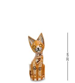 99-136 Фигурка «Кошка» н-р из трех 30,25,20 см (албезия, о.Бали)