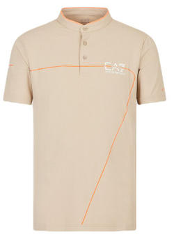 Мужское теннисное поло EA7 Man Jersey Jumper - oxford tan