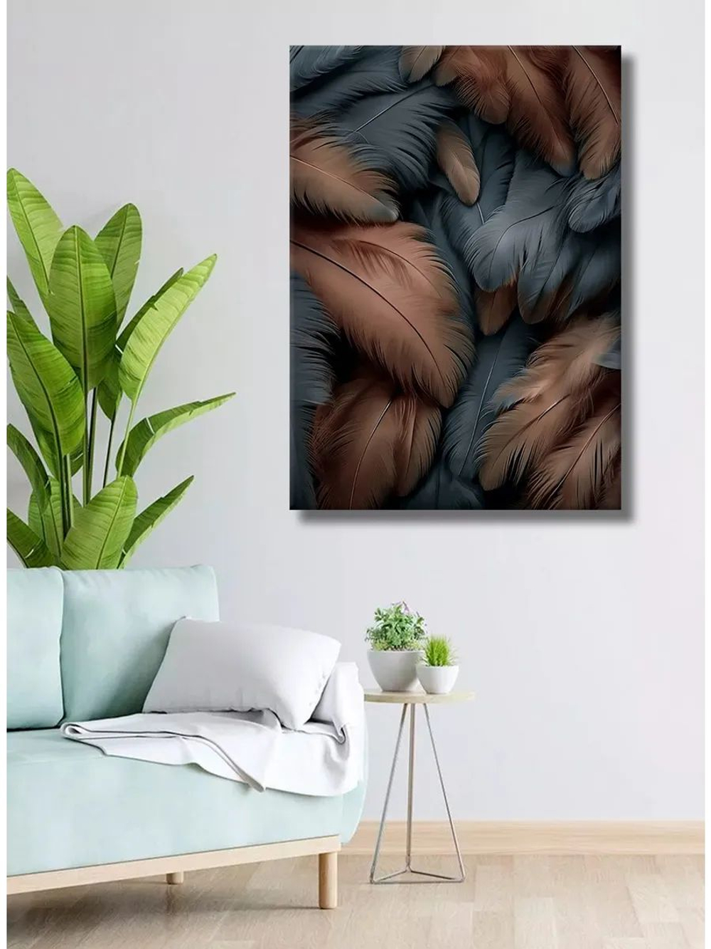 Картина "Перламутровая легкость", на стену 50х70см 1шт.