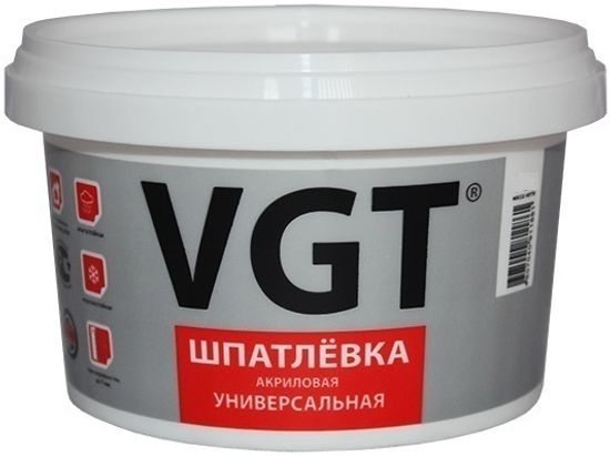 ШПАТЛЕВКА ВГТ АКРИЛОВАЯ УНИВЕРСАЛЬНАЯ