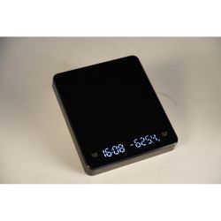 Весы кофейные портативные черные 0,1-3000гр 13*15 см h2 см USB зарядка P.L. Barbossa