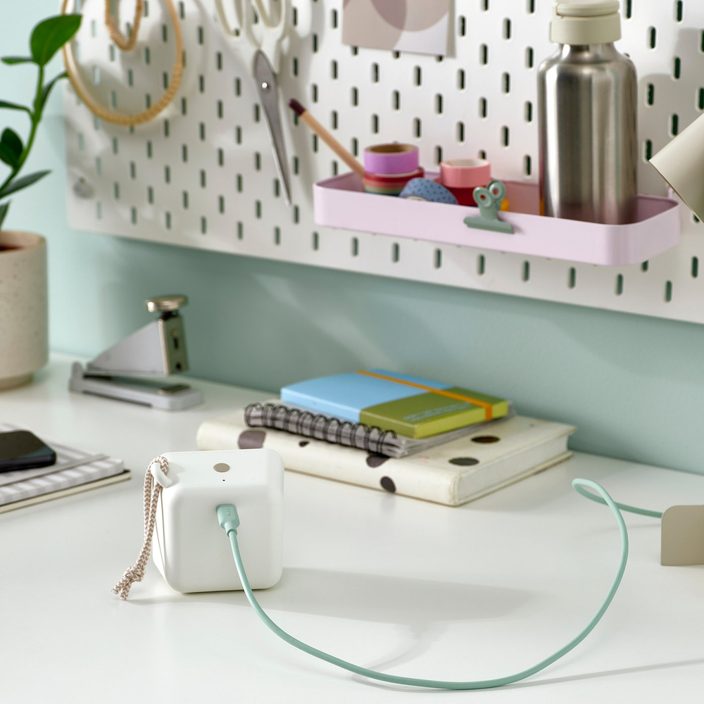 IKEA SITTBRUNN  (ИКЕА СИТТБРУНН)  -  Кабель USB-C - USB-C - светло-зелёный 1.0 м