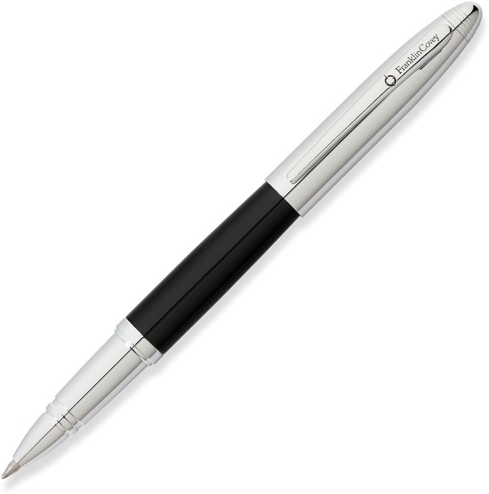 Роллер Franklin Covey Lexington Black/Chrome в футляре (FC0015-1)