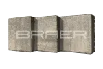 Тротуарная плитка Braer Старый город Венусбергер, Color Mix Туман, 40 мм