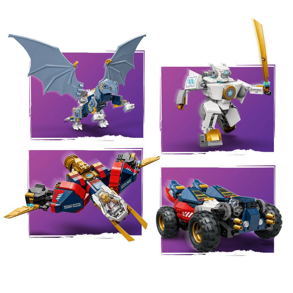Конструктор Лего Ниндзяго Ультра-объединяющий робот Зейна 71834 | LEGO NINJAGO Zane Ultra Combiner Mech 1187 деталей 9+