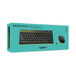 Комплект (клавиатура + мышь) Logitech MK240 Wireless Desktop, Black (беспроводная 2.4 GHz)