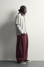 БРЮКИ BALLOON FIT В ТОНКУЮ ПОЛОСКУ — ZARA
