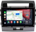 Магнитола для Toyota Land Cruiser 200 2007-2015 (экран климата внизу) - Canbox 1004 Qled, Android 10, Быстрая, SIM-слот