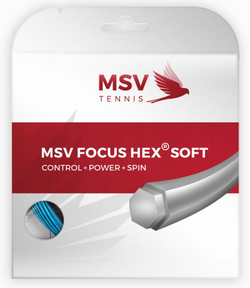 Теннисные струны MSV Focus Hex Soft (12 m) - sky blue