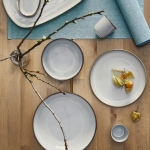 Глубокая тарелка IKEA GLADELIG (ГЛАДЕЛИГ), Серый, 21 см