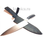 Кухонный нож Большой сталь 110х18, рукоять граб