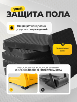Коврик под тренажер, беговую дорожку / бежевая ВОЛНА, 6 шт