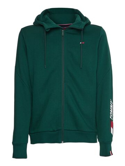 Мужская теннисная кофта Tommy Hilfiger Essentials Full Zip Hoody - hunter