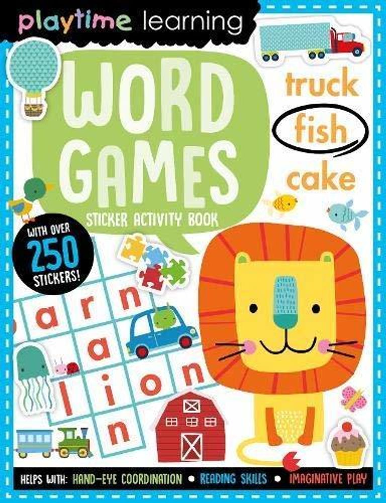 Playtime Learning Word Games Sticker Activity