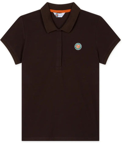 Женское поло Roland Garros Basic Islande - chocolate