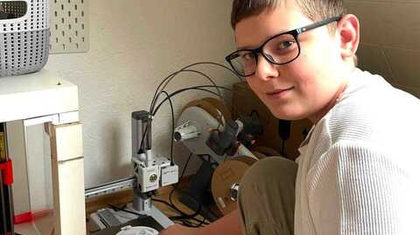 13-летний руководитель, создающий бизнес 3D-печати. История самого молодого предпринимателя