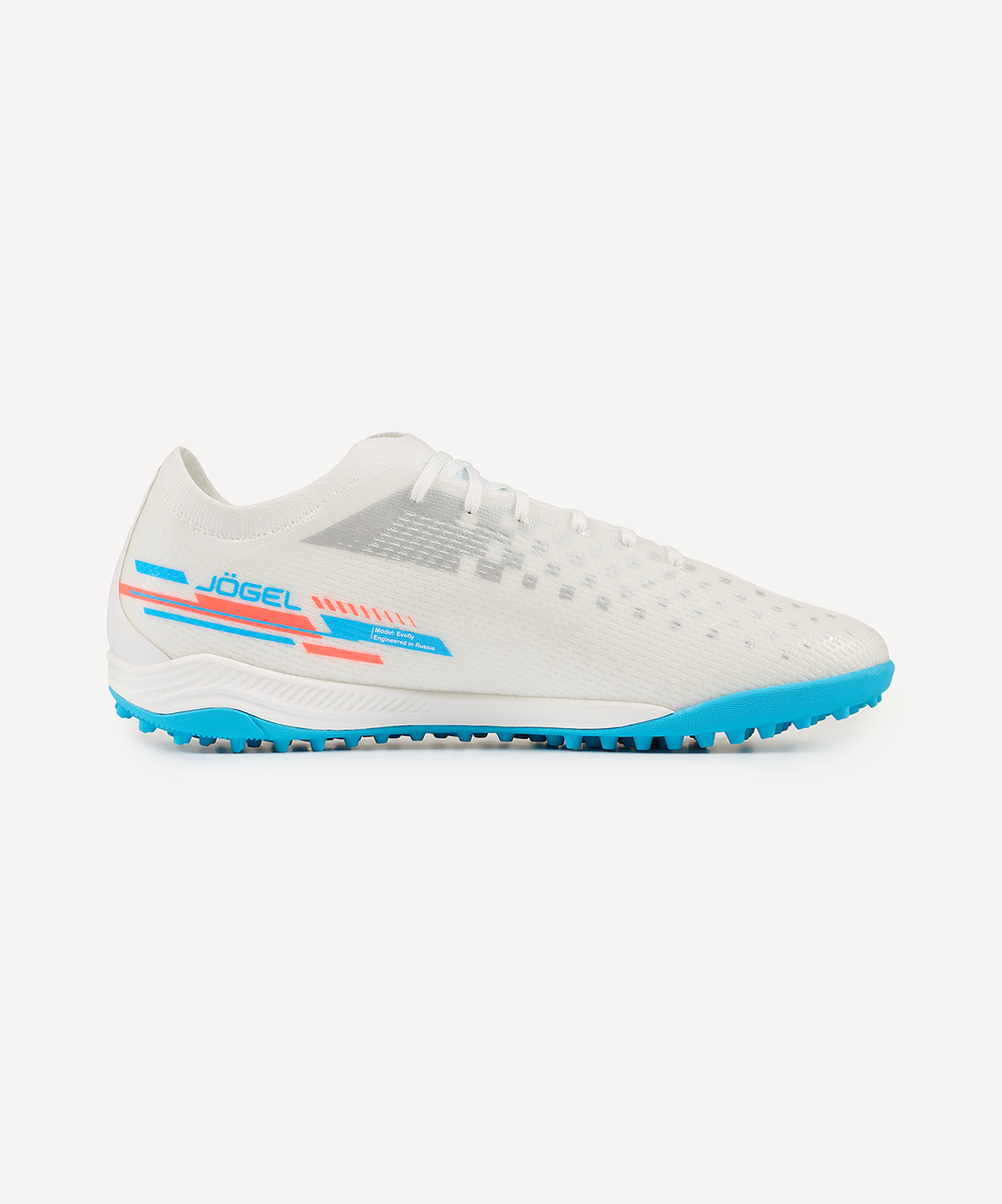Бутсы многошиповые Evofly TF PRO White/blue