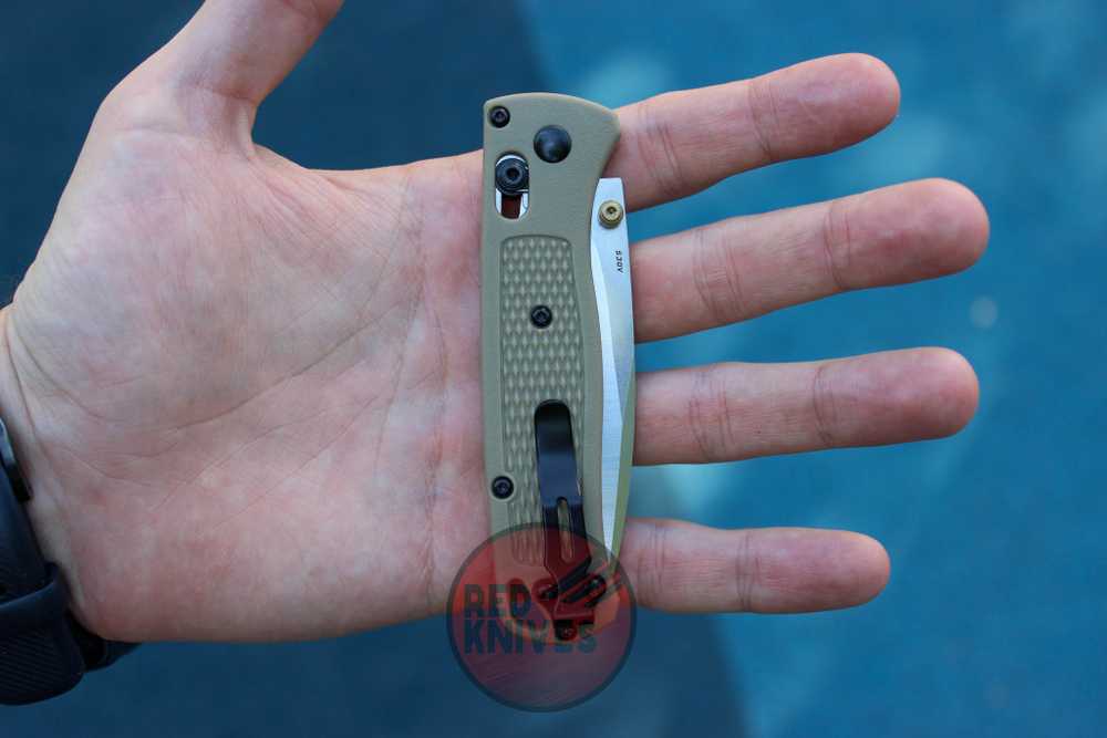 Нож Benchmade 535 Bugout OD Нейлон А+++ - белый клинок BM535ODST