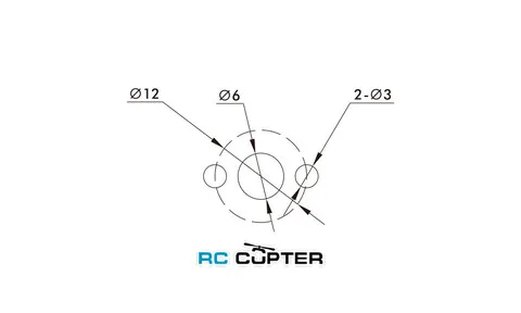 Пропеллер карбоновый цельный G 24x7.8 T-Motor (пара)