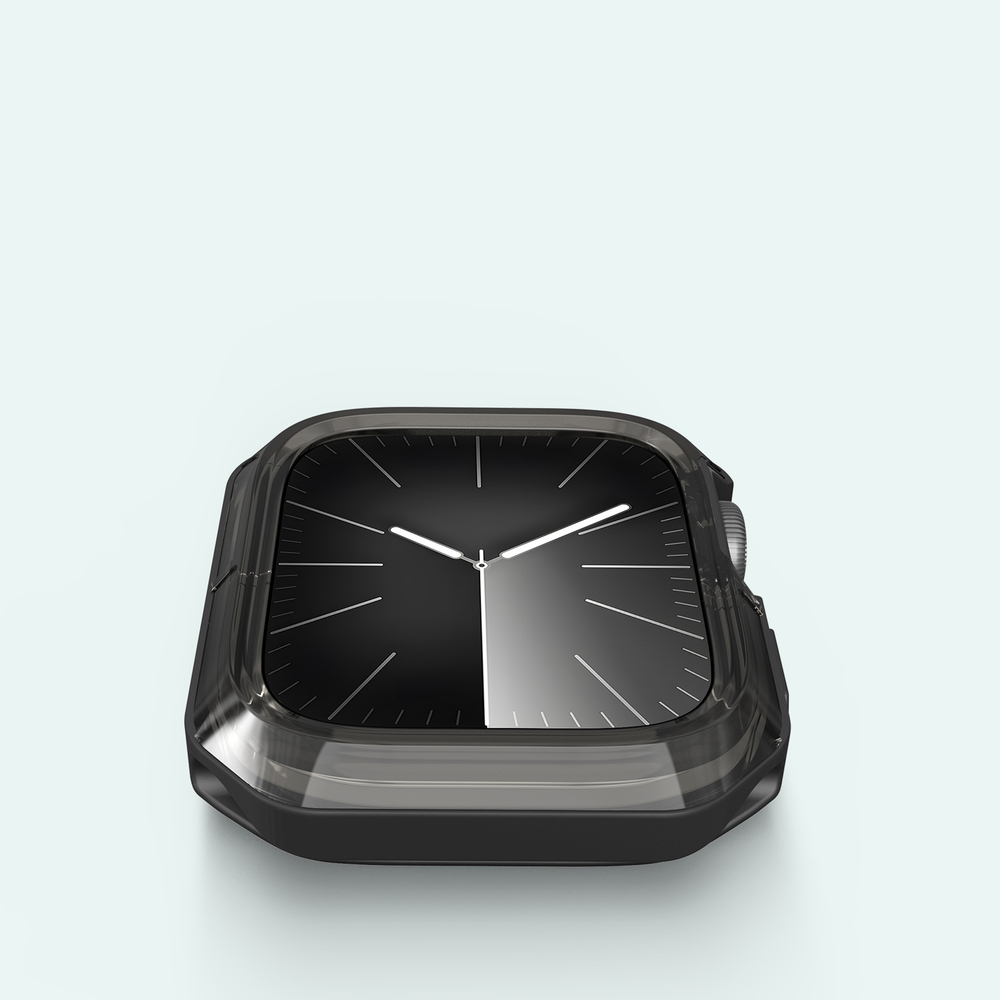 Чехол-бампер тонированный с черными вставками от Dux Ducis для часов Apple Watch 42 мм на модели 10 серии, серия Tamo Series Case