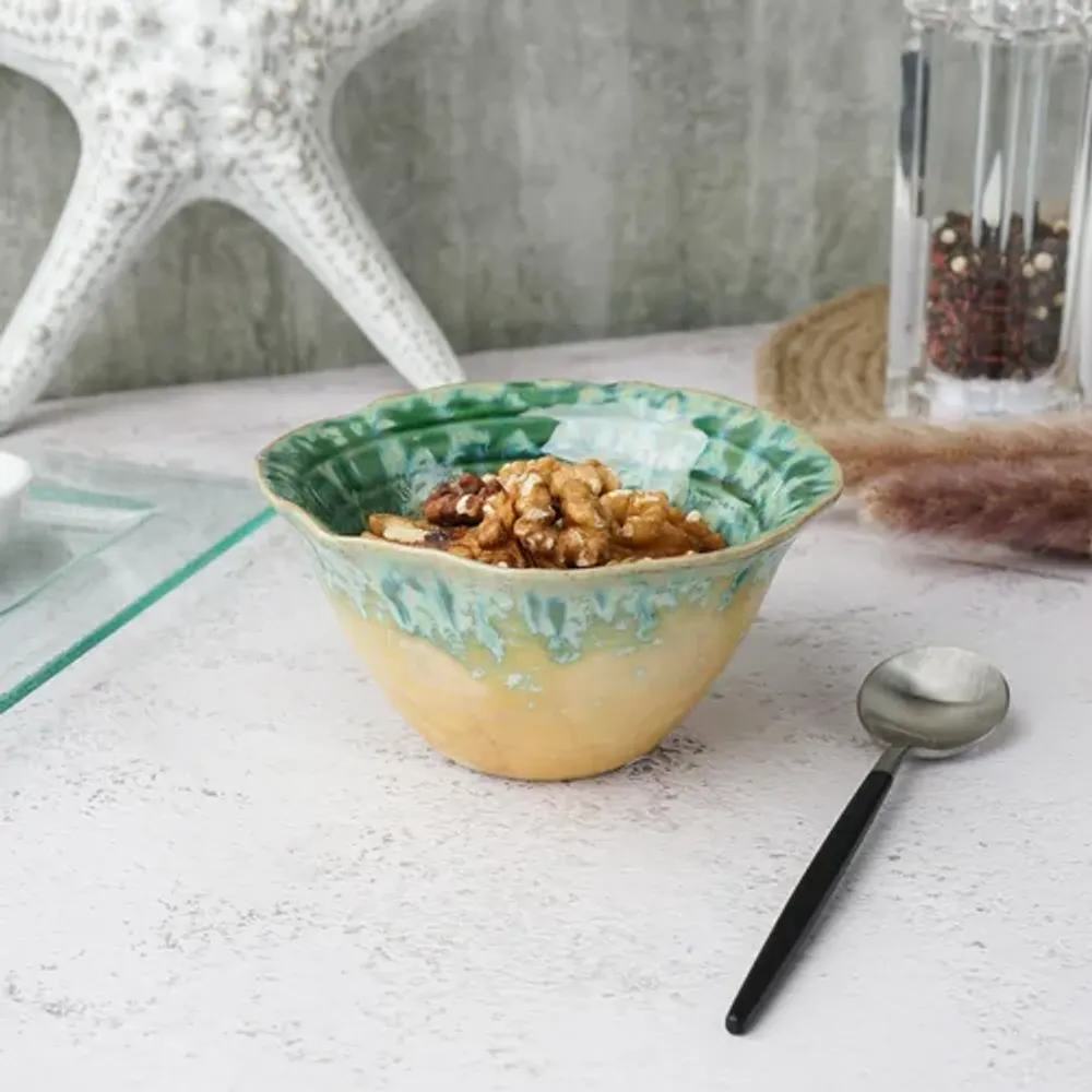 Салатник 175 мл 11,5*11 см h6 см емкость для закусок Green Flower Frutti di Mare P.L. [1]