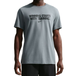 Мужская футболка Nike Dri-Fit Winning - smoke gray/black
