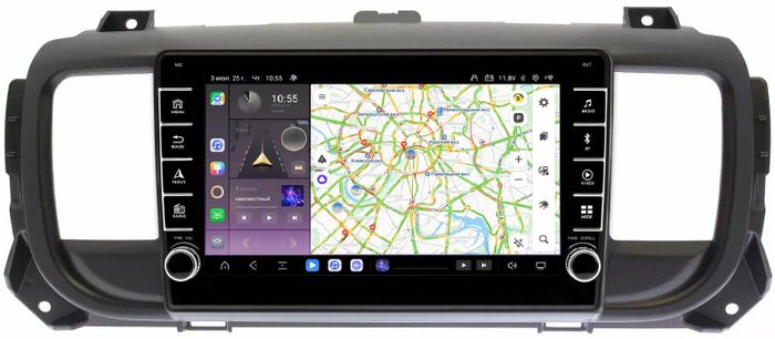 Магнитола для Peugeot Traveller/Expert, Citroen SpaceTourer/Jumpy, Opel Zafira Life/Vivaro - Kuberg OL-9934 (кнопки и крутилки) Android 13, Быстрая, CarPlay, 4G SIM-слот